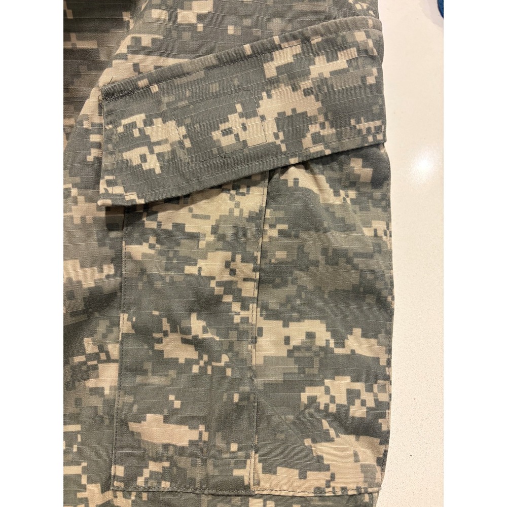 US Army ACU Digital Camo Cargo Pants Sz L Long UCP Tactical Trousers 35-39 Waist - Picture 10 of 11